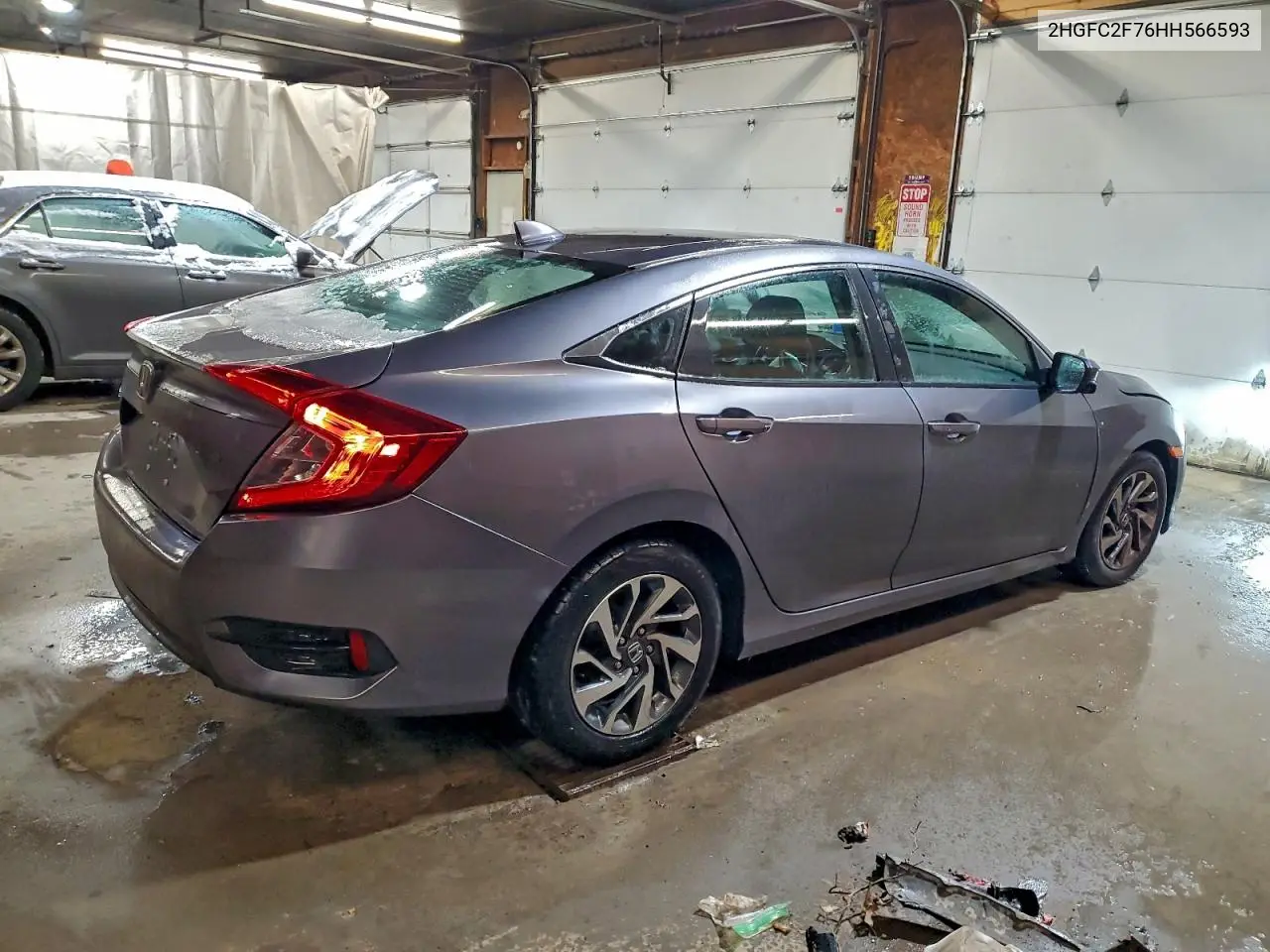 2HGFC2F76HH566593 2017 Honda Civic Ex