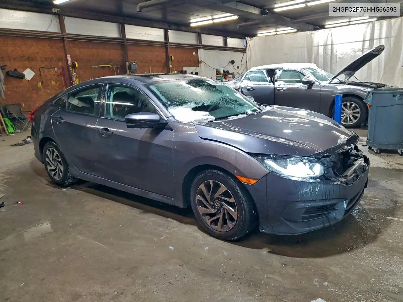 2HGFC2F76HH566593 2017 Honda Civic Ex