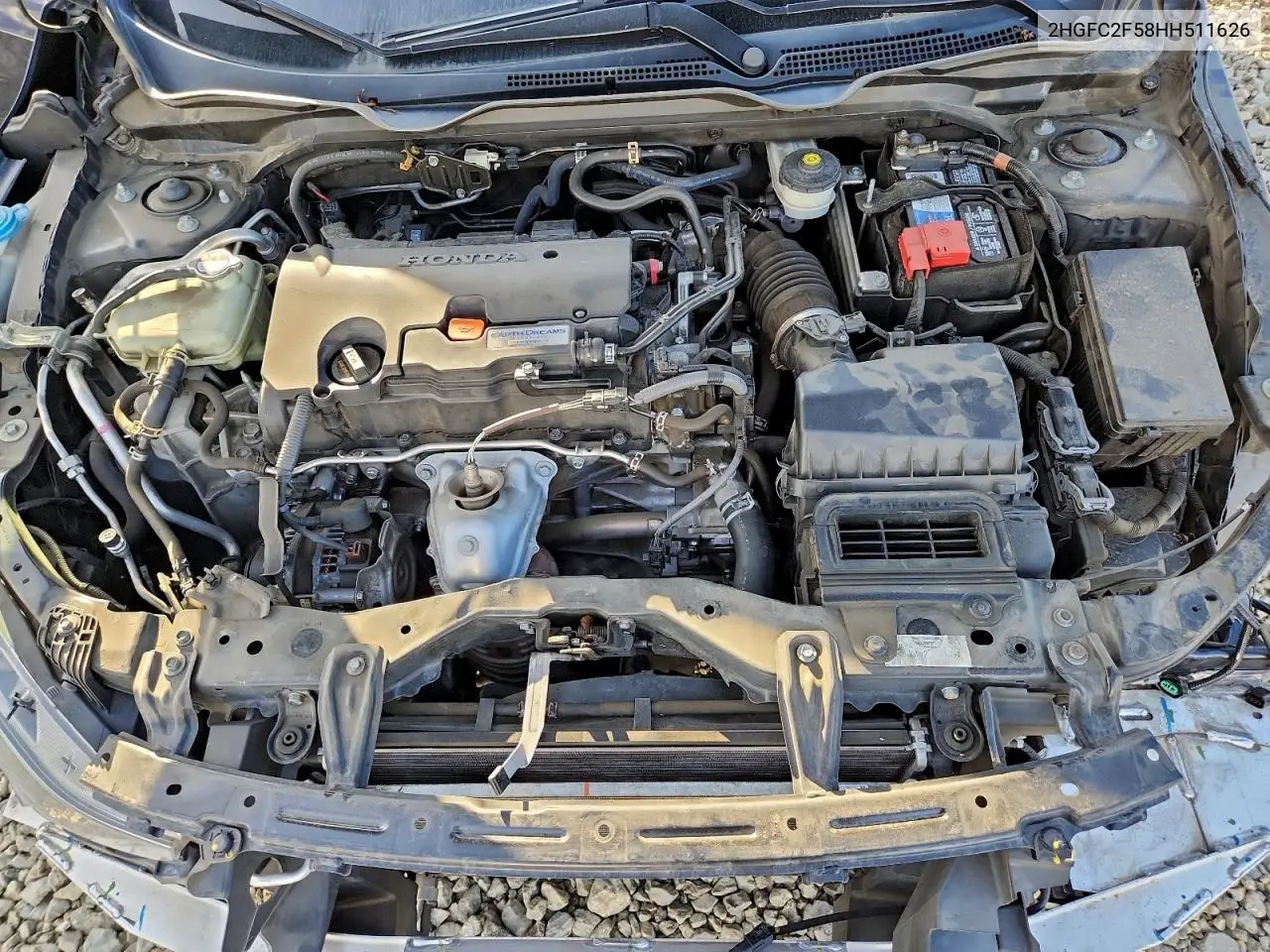 2HGFC2F58HH511626 2017 Honda Civic Lx
