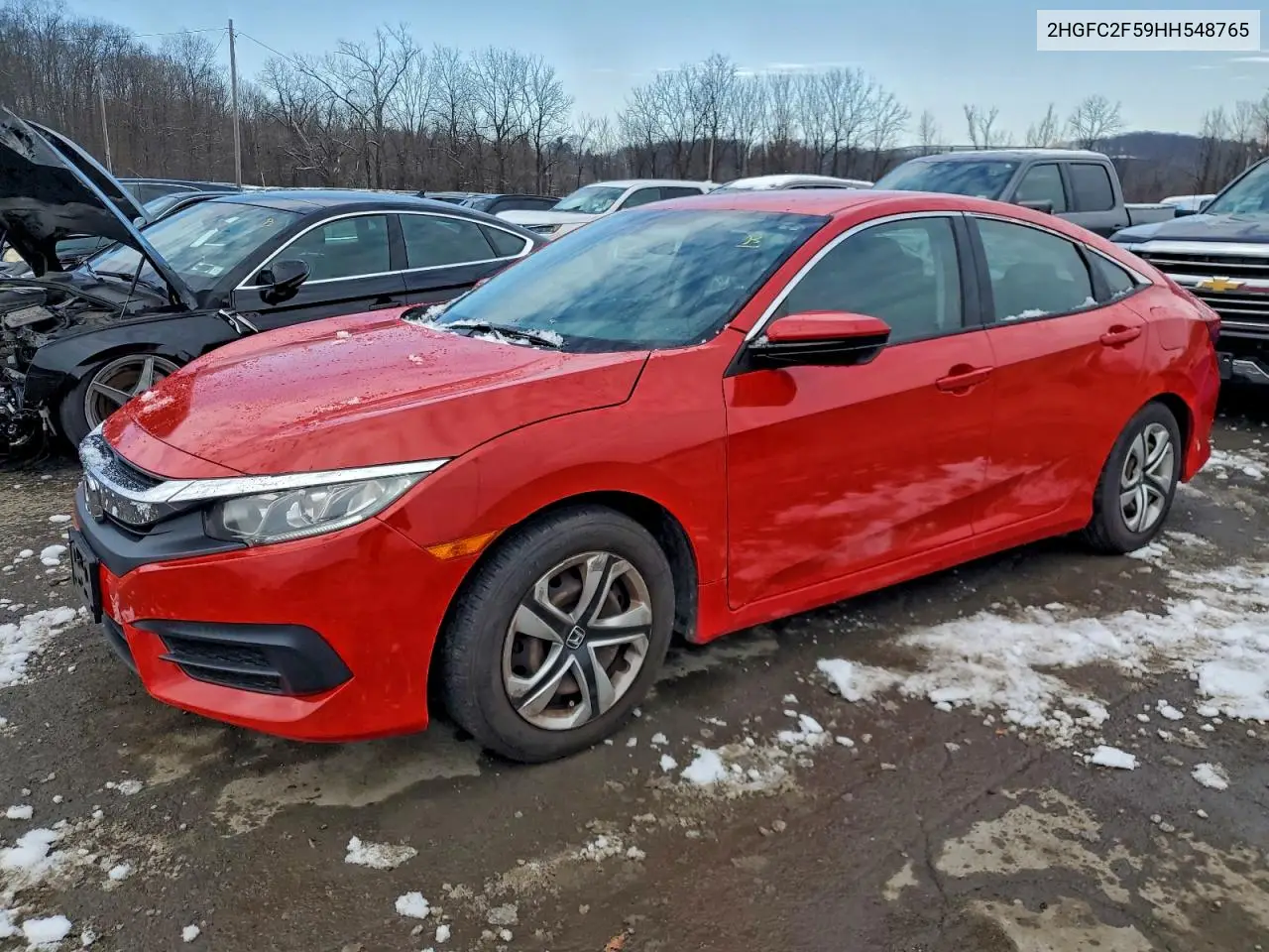 2HGFC2F59HH548765 2017 Honda Civic Lx