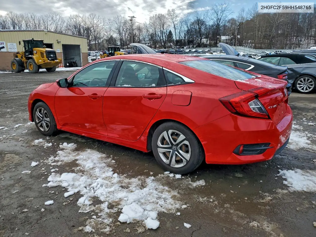 2HGFC2F59HH548765 2017 Honda Civic Lx