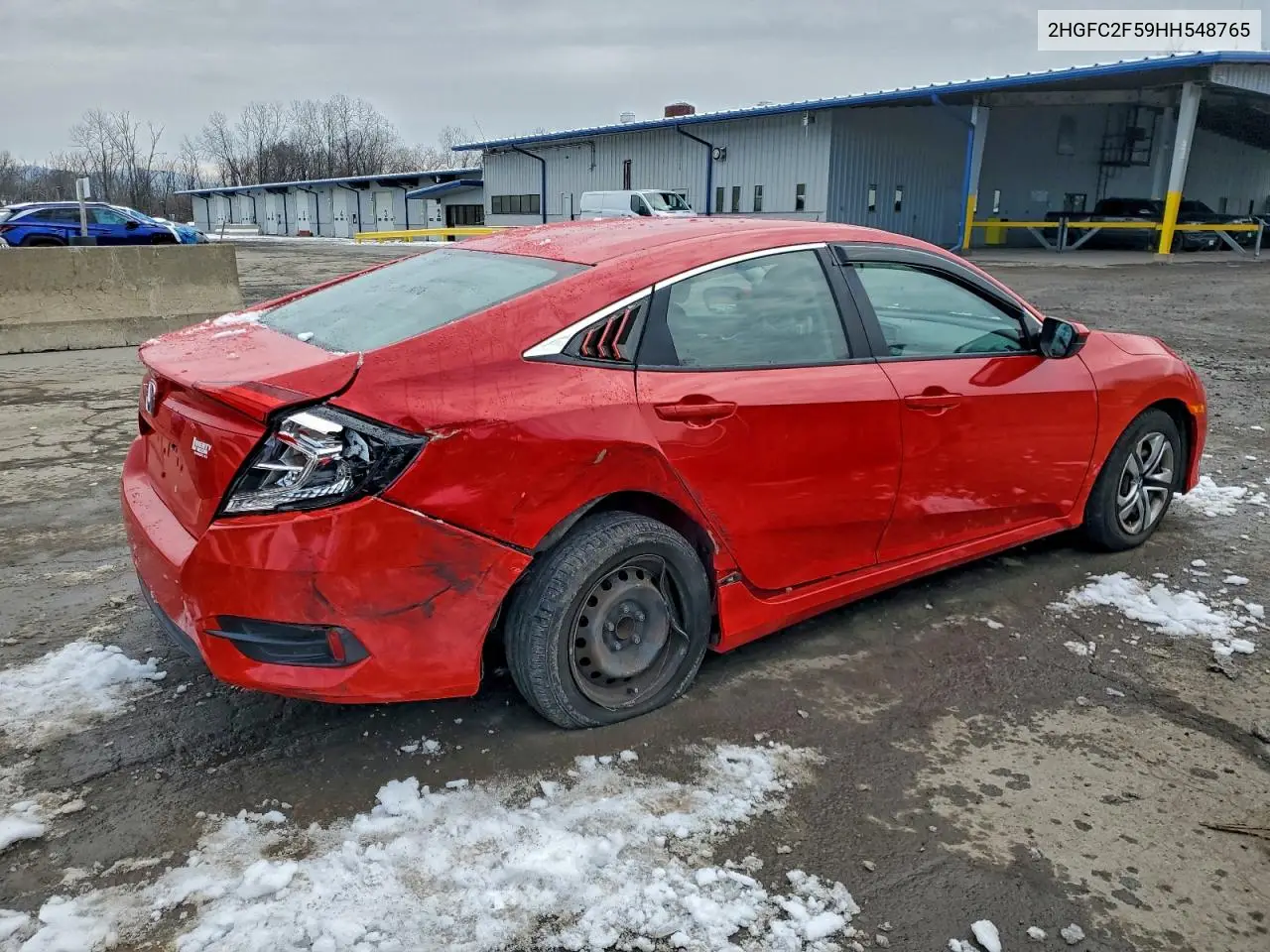 2HGFC2F59HH548765 2017 Honda Civic Lx