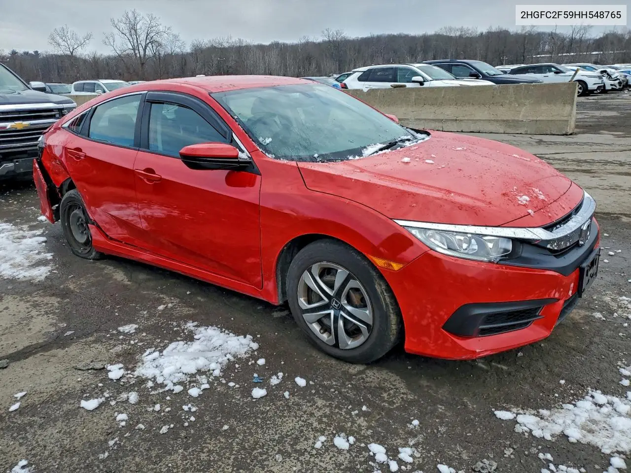 2HGFC2F59HH548765 2017 Honda Civic Lx
