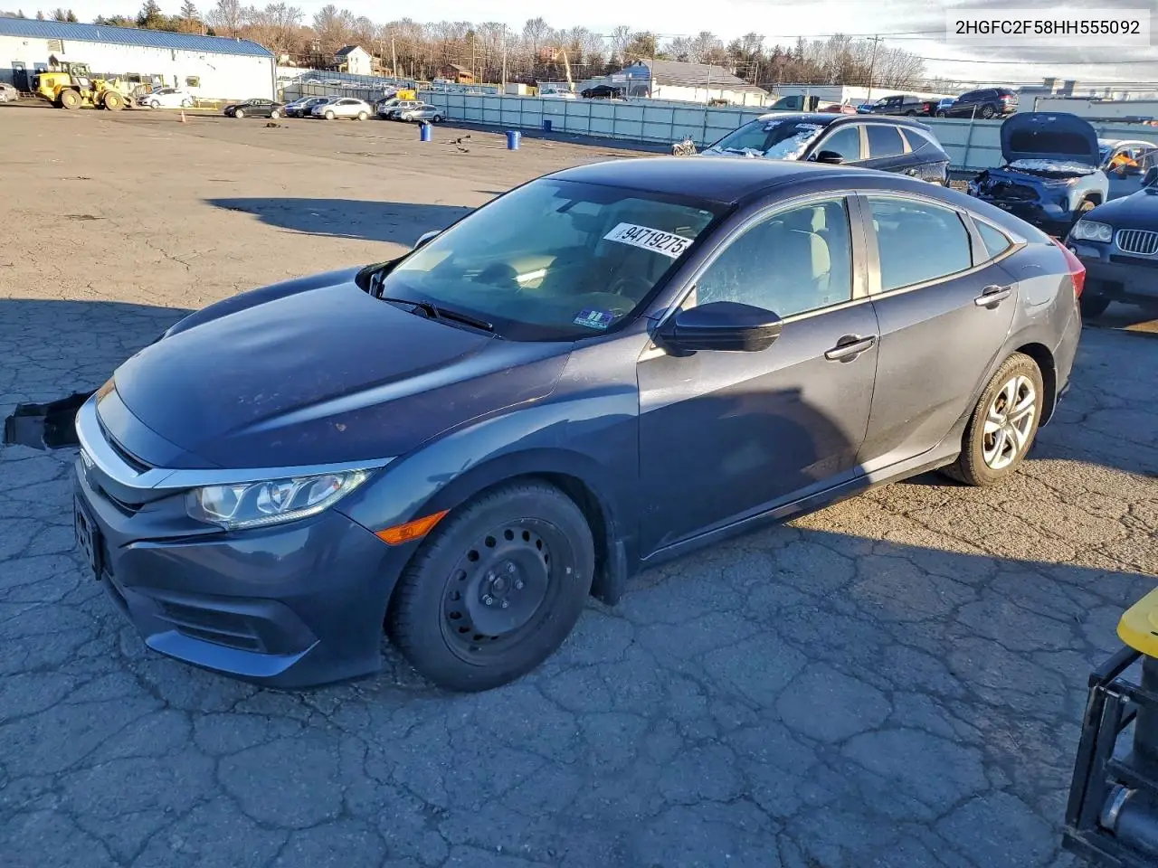 2HGFC2F58HH555092 2017 Honda Civic Lx