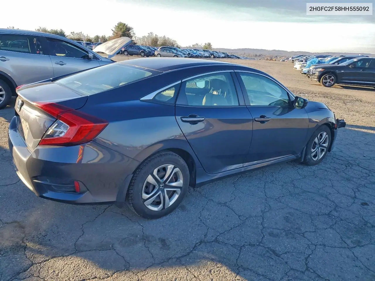 2HGFC2F58HH555092 2017 Honda Civic Lx
