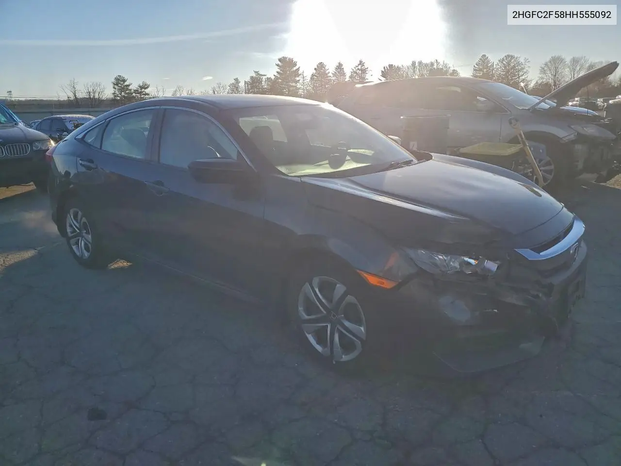 2HGFC2F58HH555092 2017 Honda Civic Lx