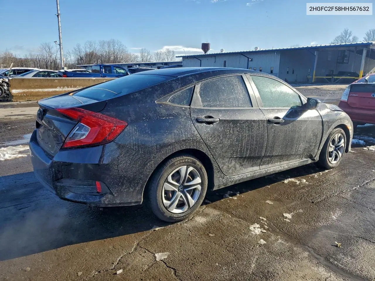 2HGFC2F58HH567632 2017 Honda Civic Lx