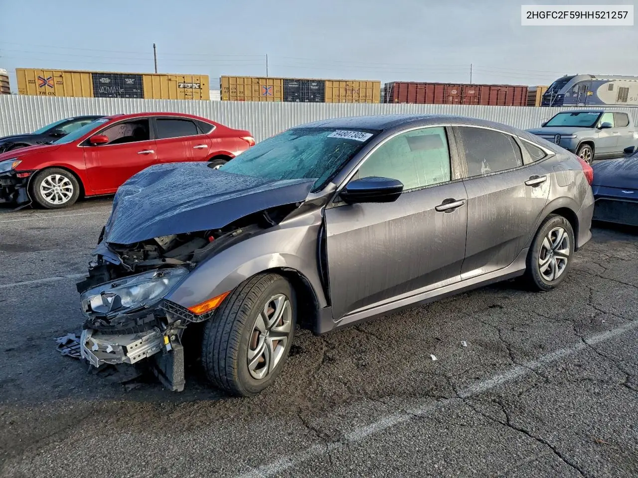 2HGFC2F59HH521257 2017 Honda Civic Lx