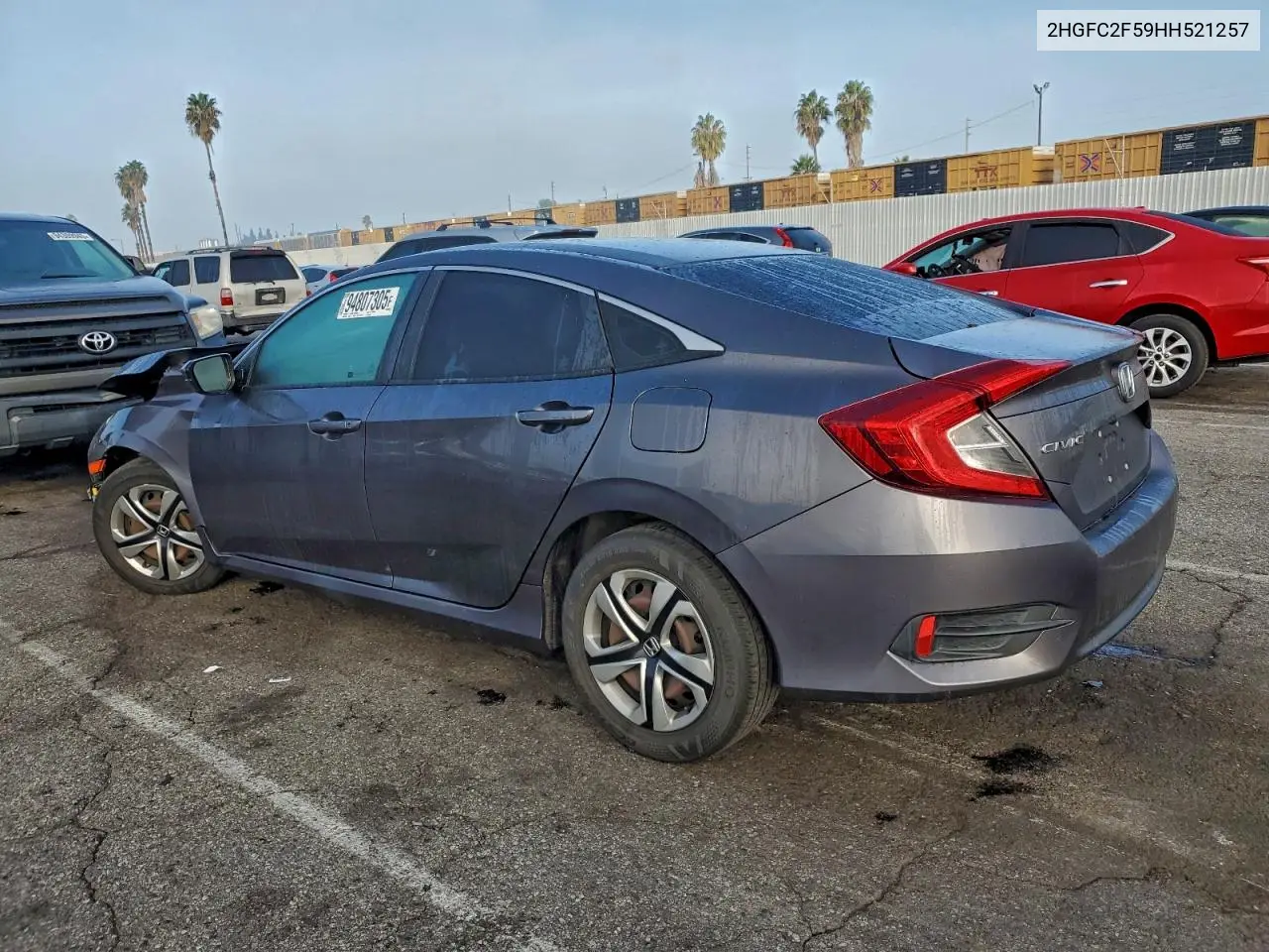 2HGFC2F59HH521257 2017 Honda Civic Lx