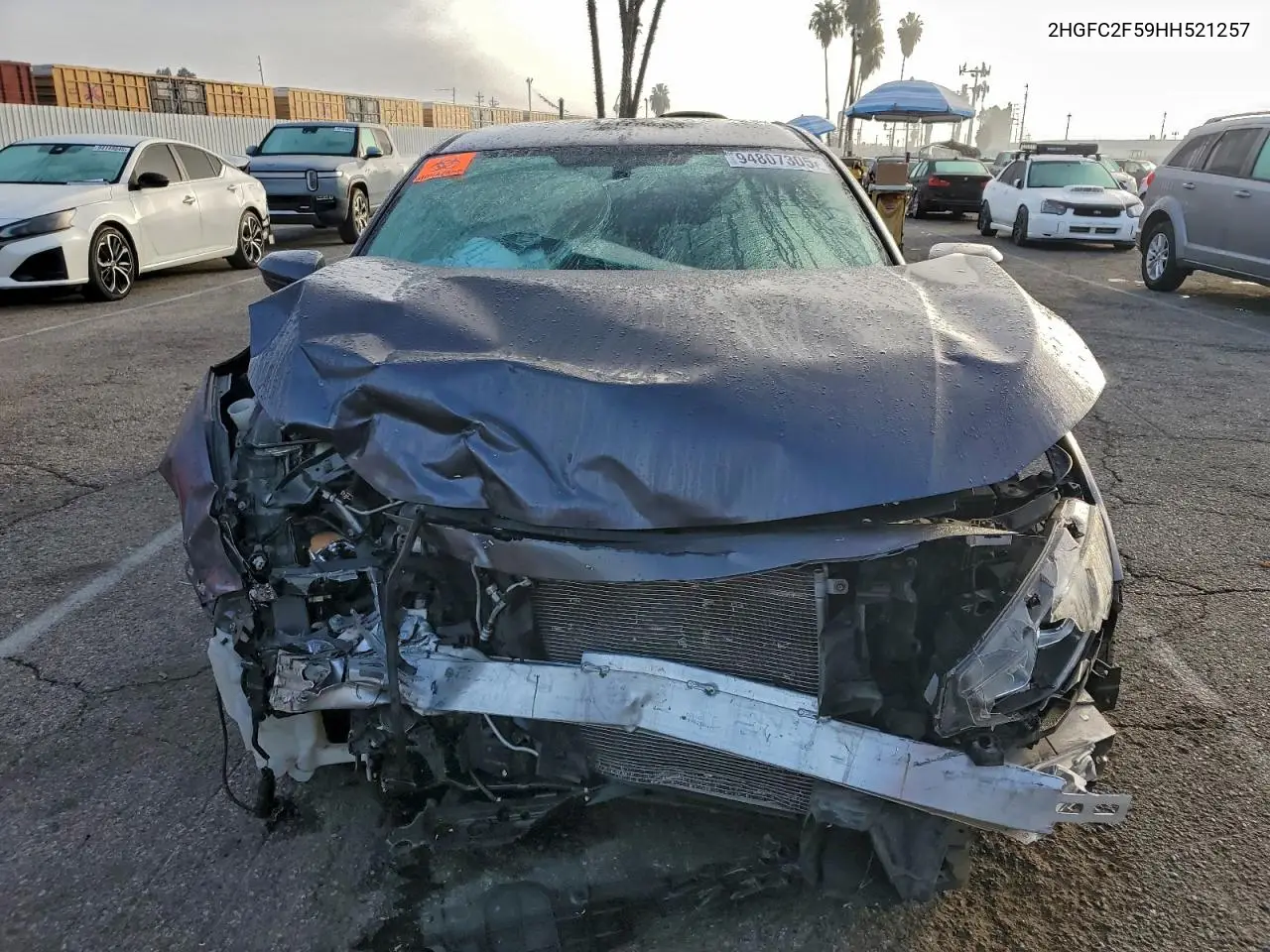 2HGFC2F59HH521257 2017 Honda Civic Lx