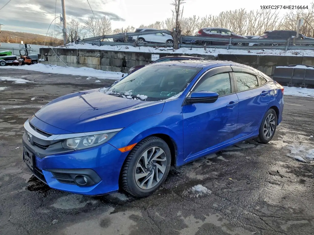 19XFC2F74HE216664 2017 Honda Civic Ex