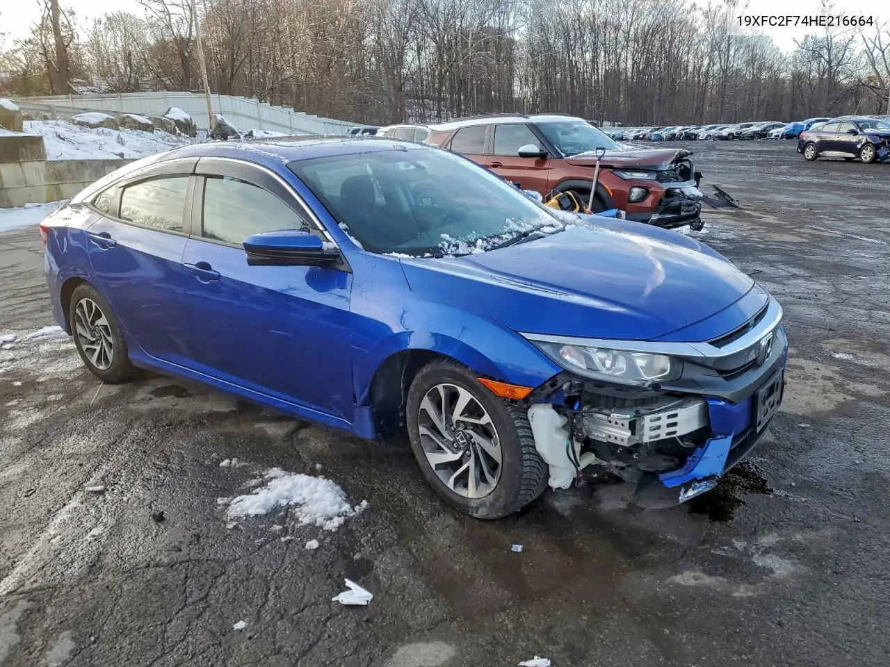 19XFC2F74HE216664 2017 Honda Civic Ex