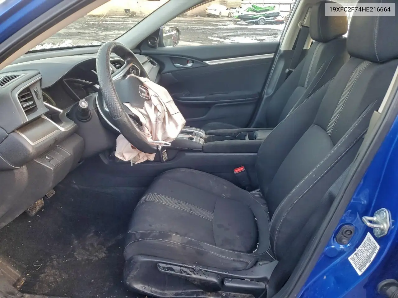 19XFC2F74HE216664 2017 Honda Civic Ex