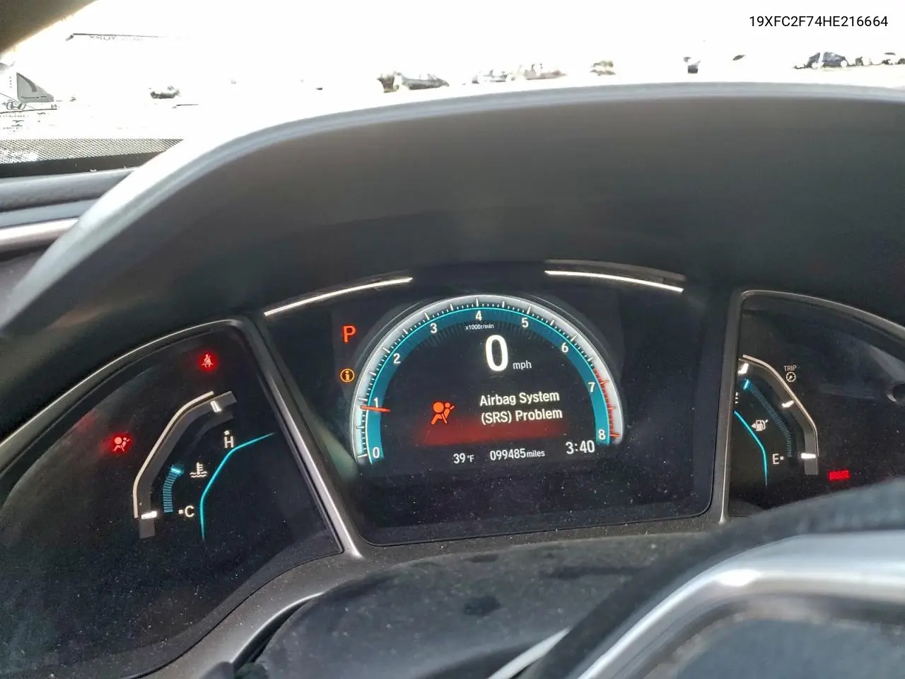 19XFC2F74HE216664 2017 Honda Civic Ex