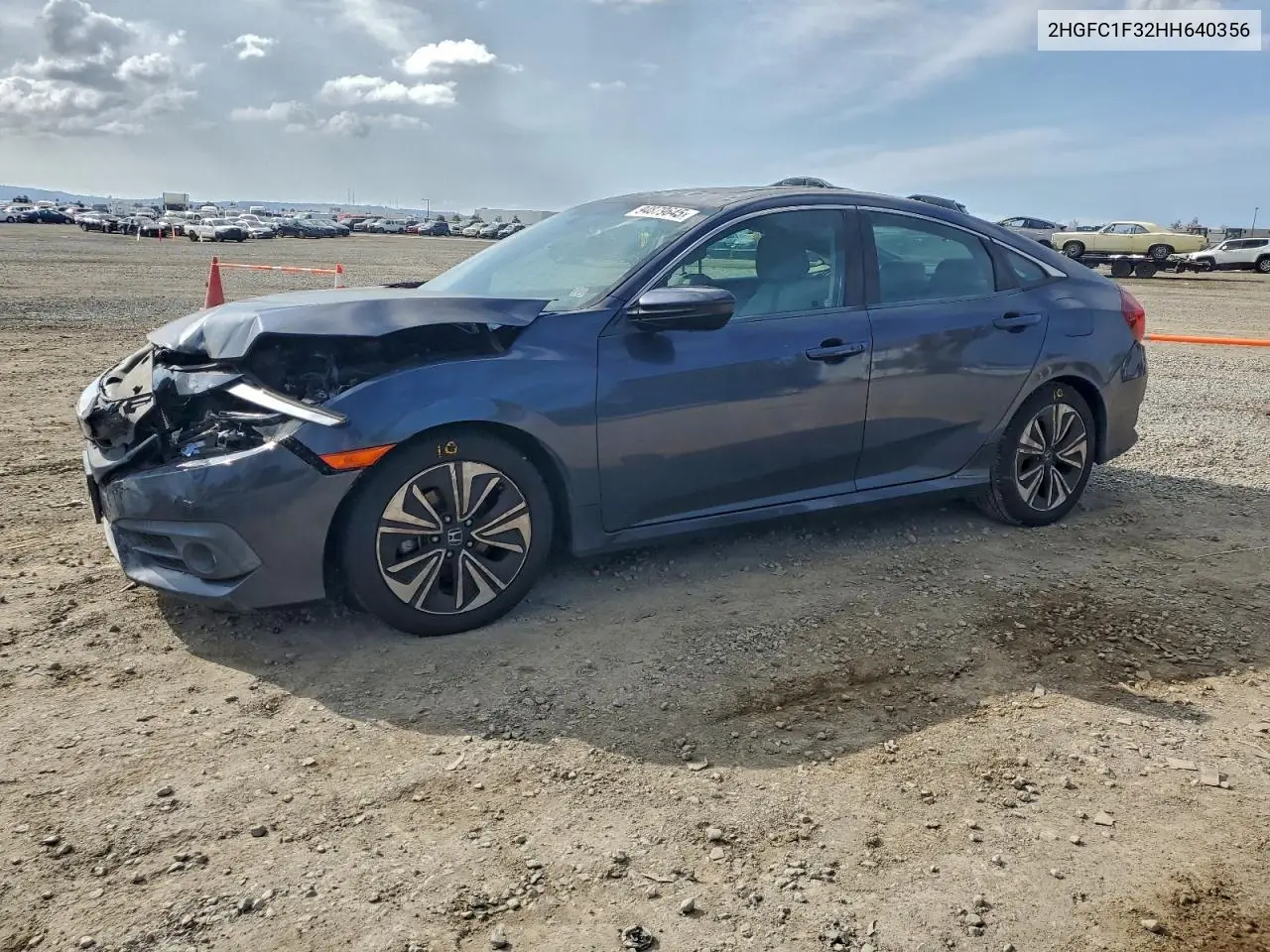 2HGFC1F32HH640356 2017 Honda Civic Ex