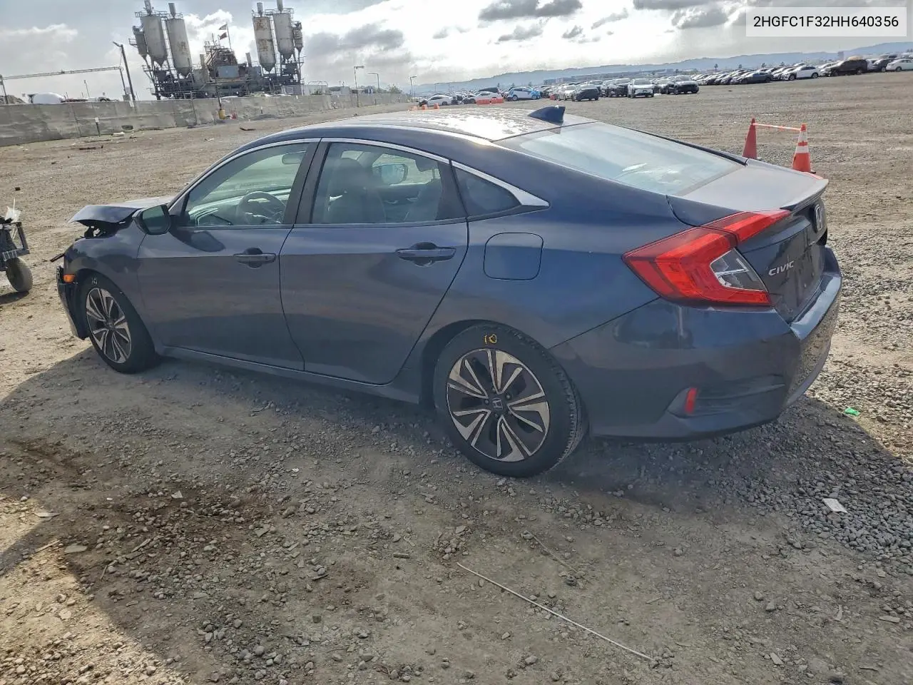 2HGFC1F32HH640356 2017 Honda Civic Ex