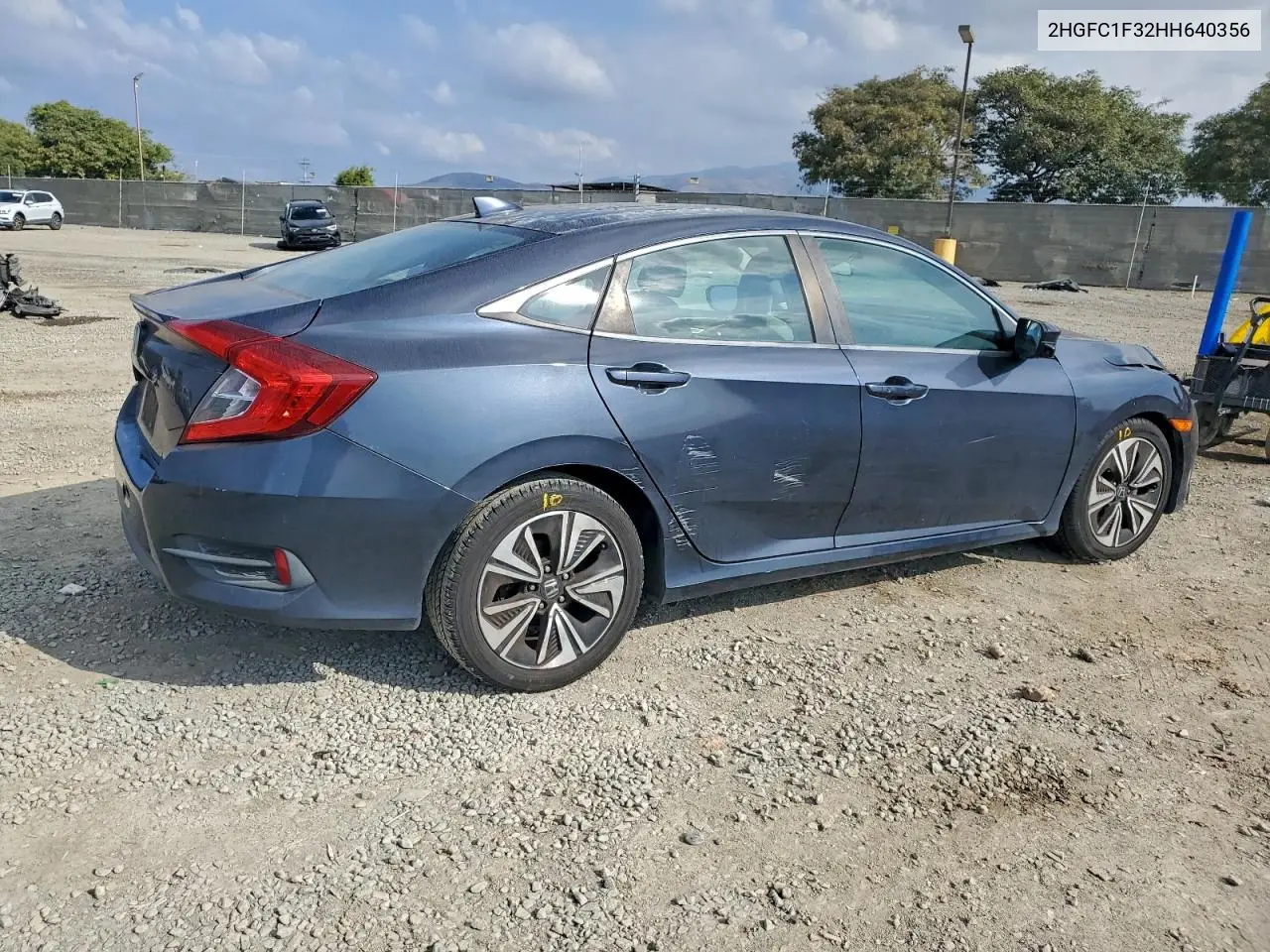 2HGFC1F32HH640356 2017 Honda Civic Ex