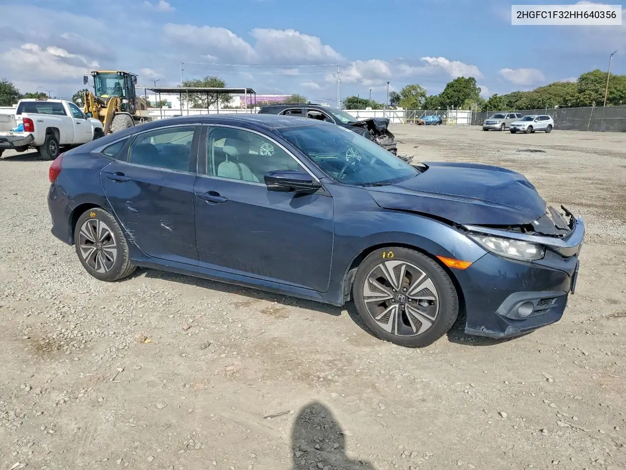 2HGFC1F32HH640356 2017 Honda Civic Ex