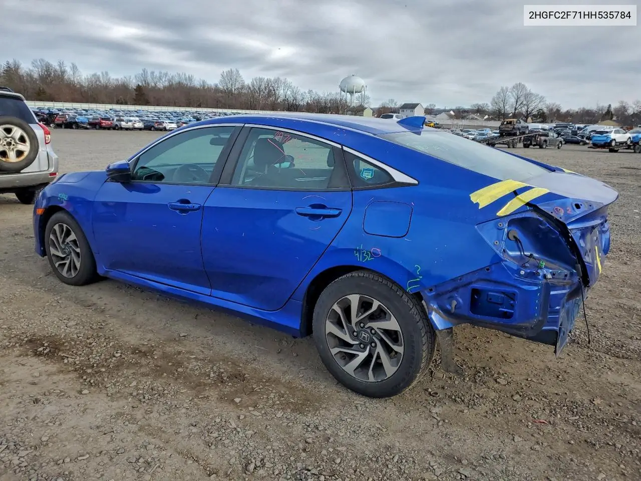 2HGFC2F71HH535784 2017 Honda Civic Ex