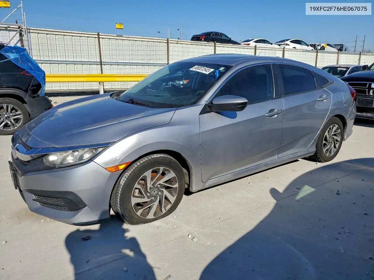 19XFC2F76HE067075 2017 Honda Civic Ex