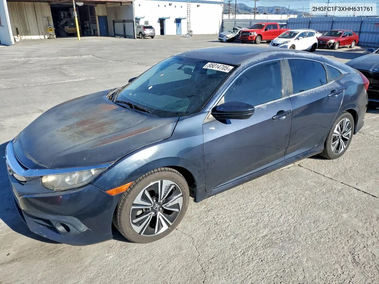 2HGFC1F3XHH631761 2017 Honda Civic Ex