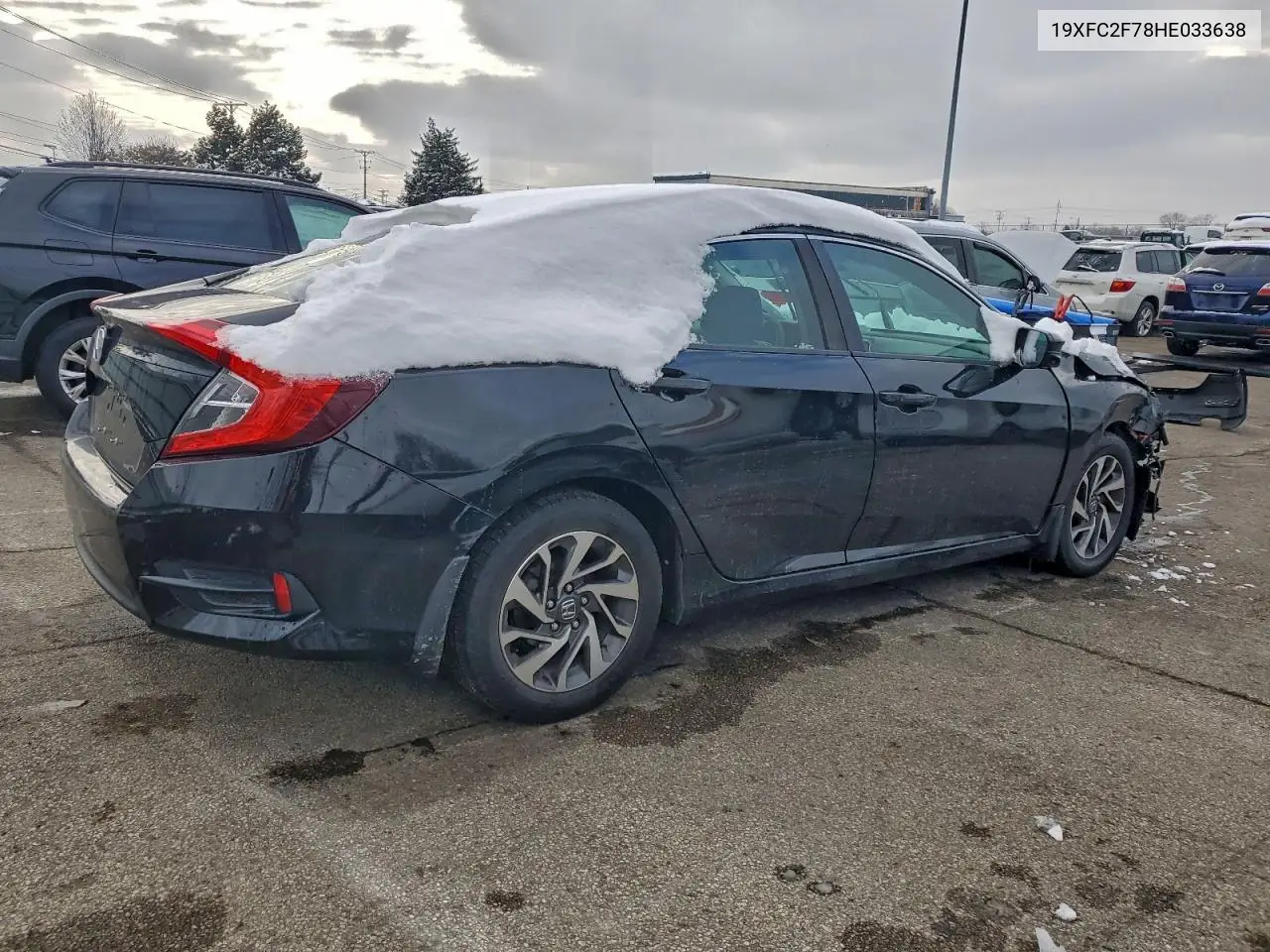19XFC2F78HE033638 2017 Honda Civic Ex