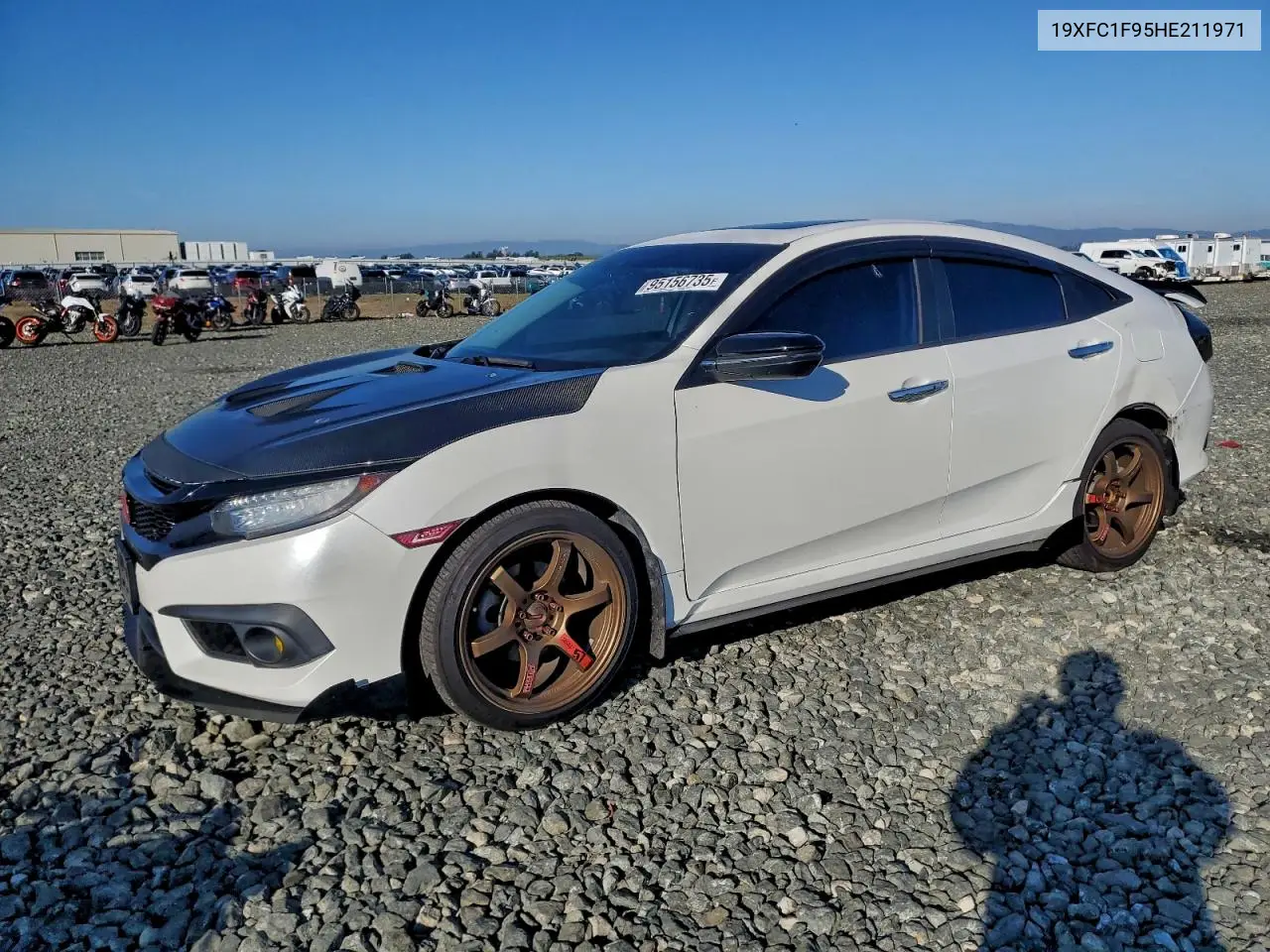 19XFC1F95HE211971 2017 Honda Civic Touring