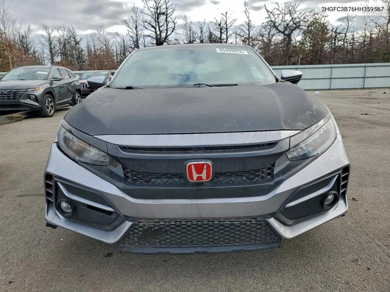 2HGFC3B76HH359567 2017 Honda Civic Exl