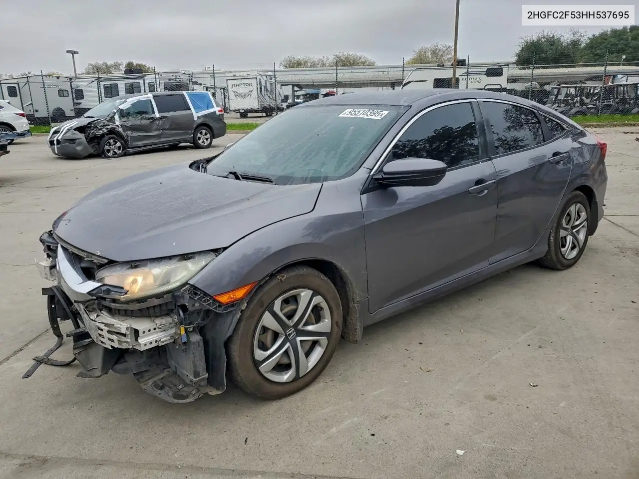 2HGFC2F53HH537695 2017 Honda Civic Lx