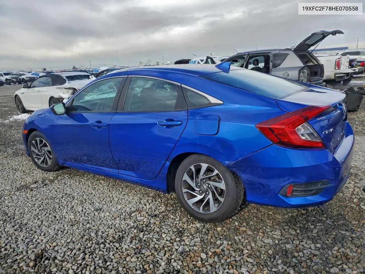19XFC2F78HE070558 2017 Honda Civic Ex