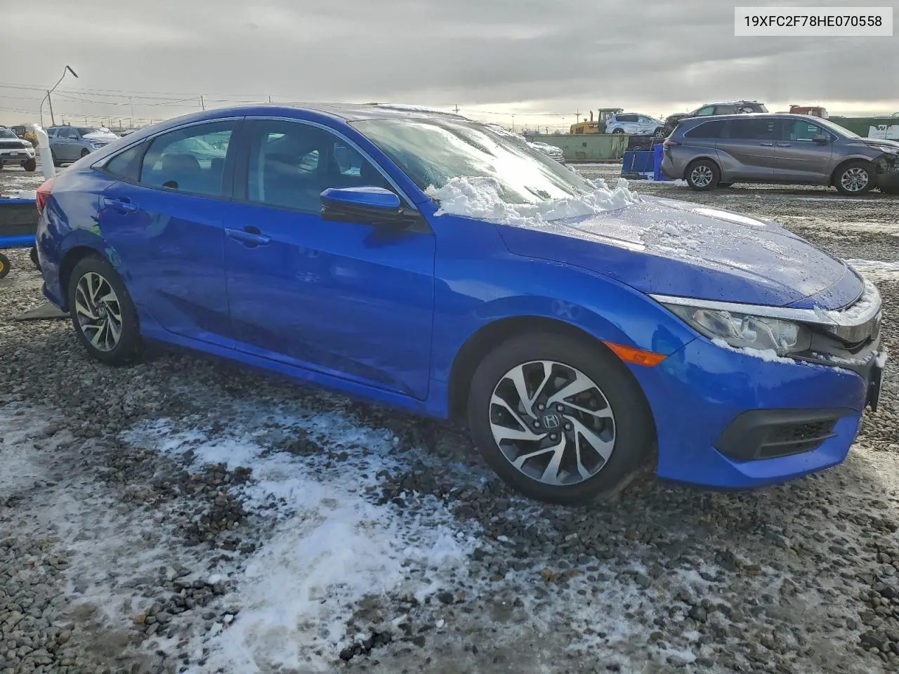 19XFC2F78HE070558 2017 Honda Civic Ex