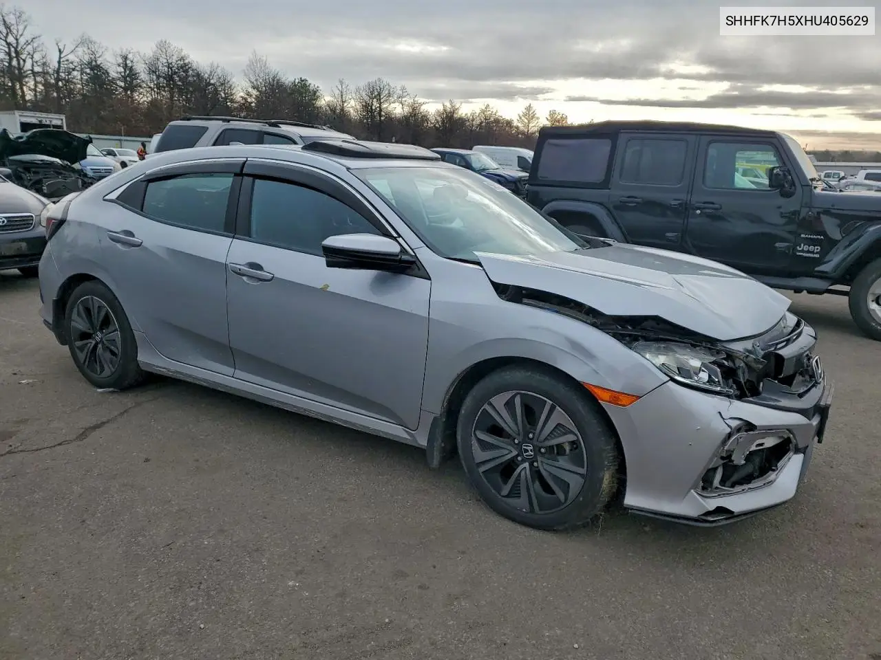 SHHFK7H5XHU405629 2017 Honda Civic Ex