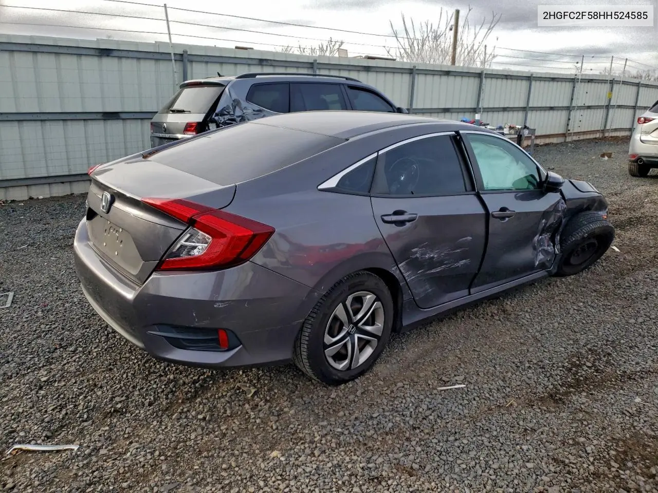 2HGFC2F58HH524585 2017 Honda Civic Lx