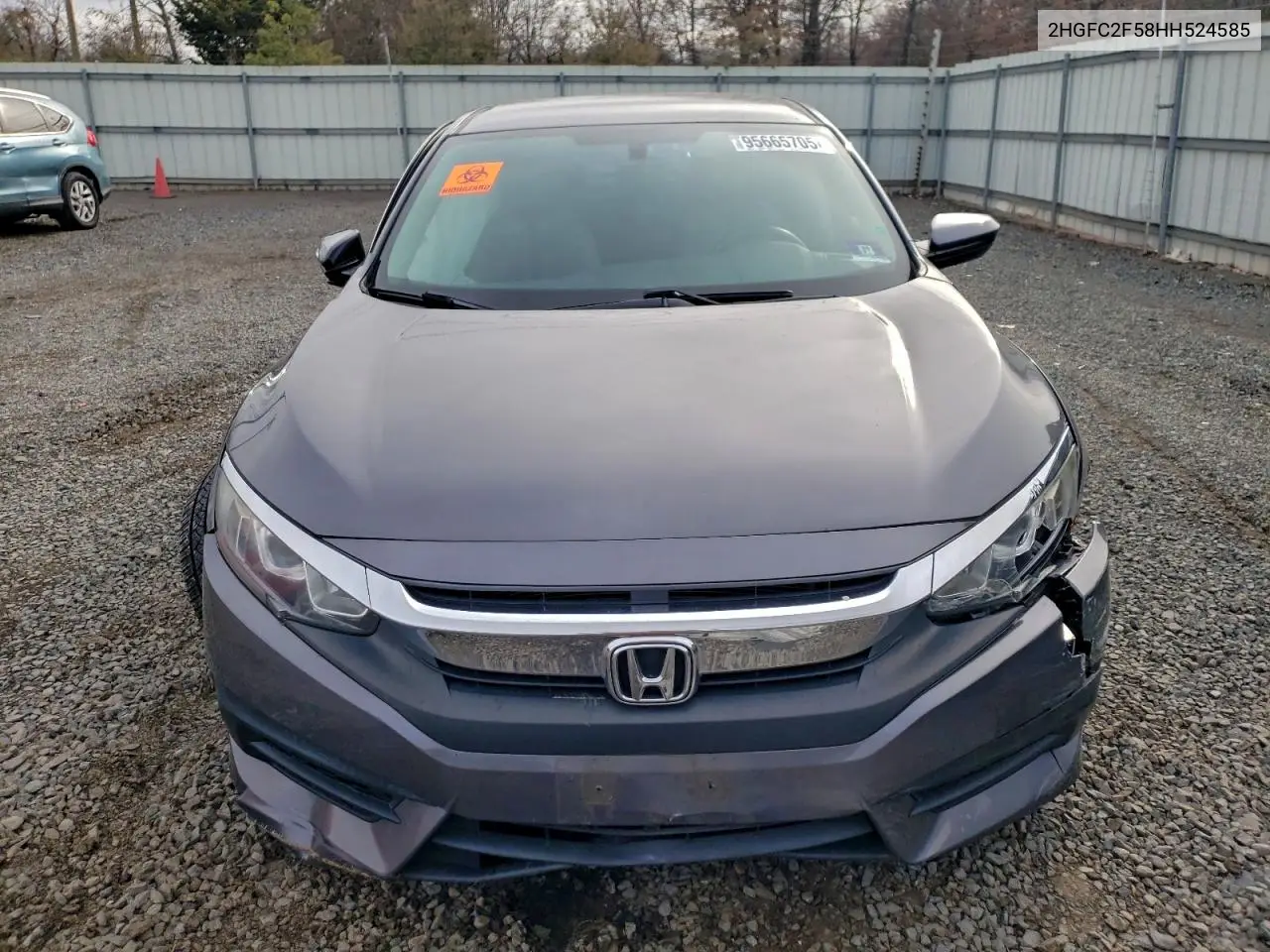2HGFC2F58HH524585 2017 Honda Civic Lx