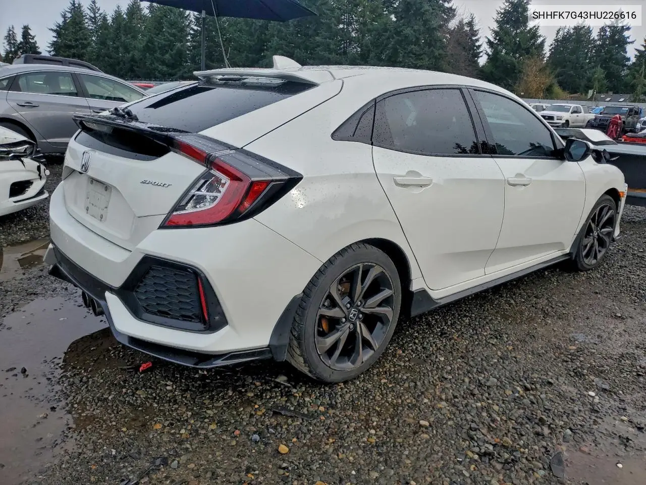 SHHFK7G43HU226616 2017 Honda Civic Sport