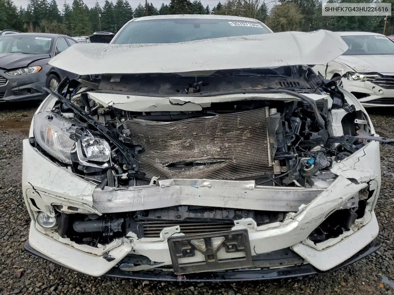 SHHFK7G43HU226616 2017 Honda Civic Sport