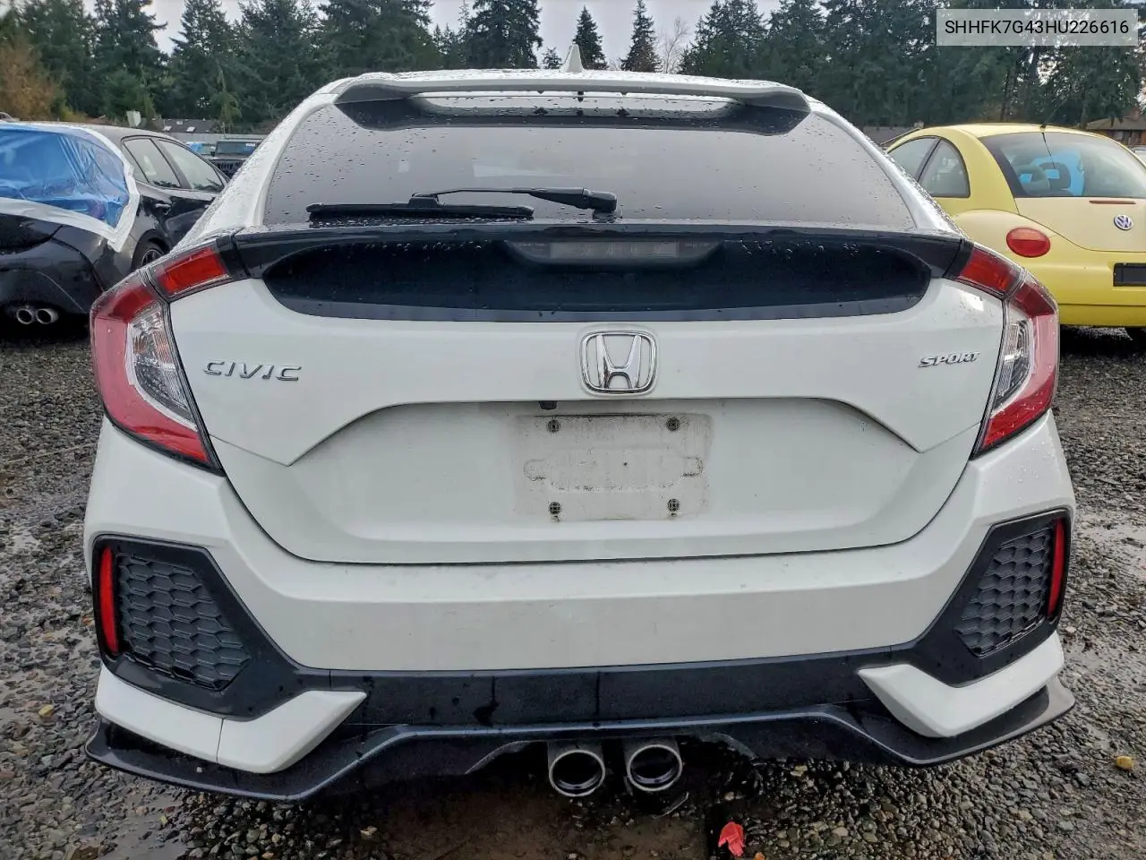 SHHFK7G43HU226616 2017 Honda Civic Sport