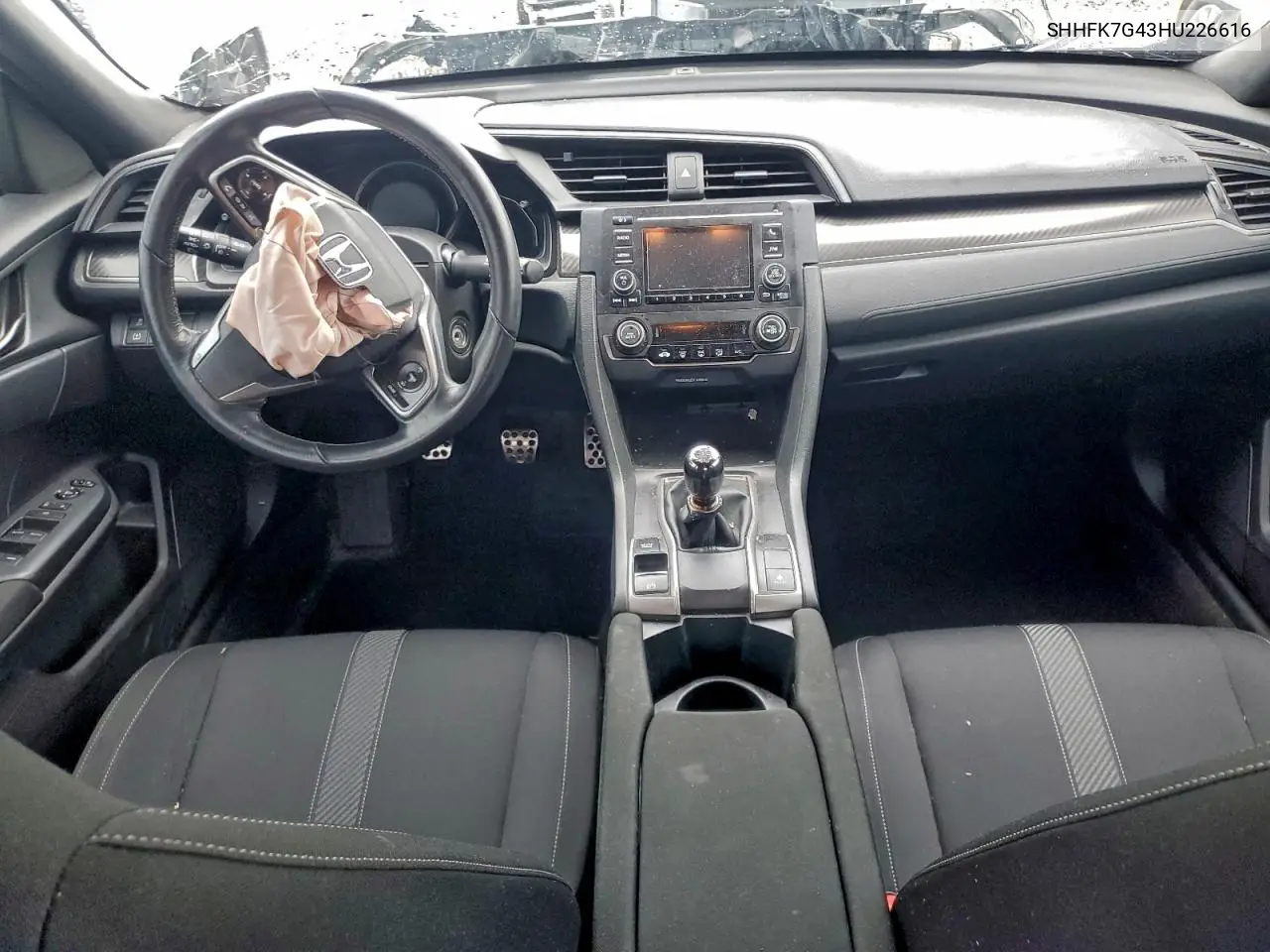 SHHFK7G43HU226616 2017 Honda Civic Sport