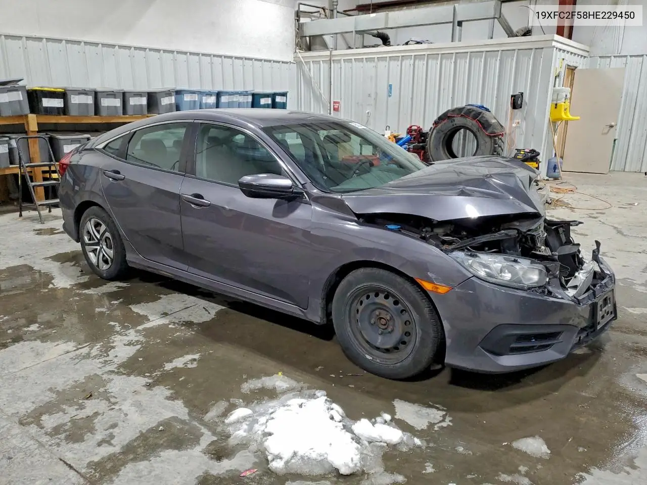 19XFC2F58HE229450 2017 Honda Civic Lx