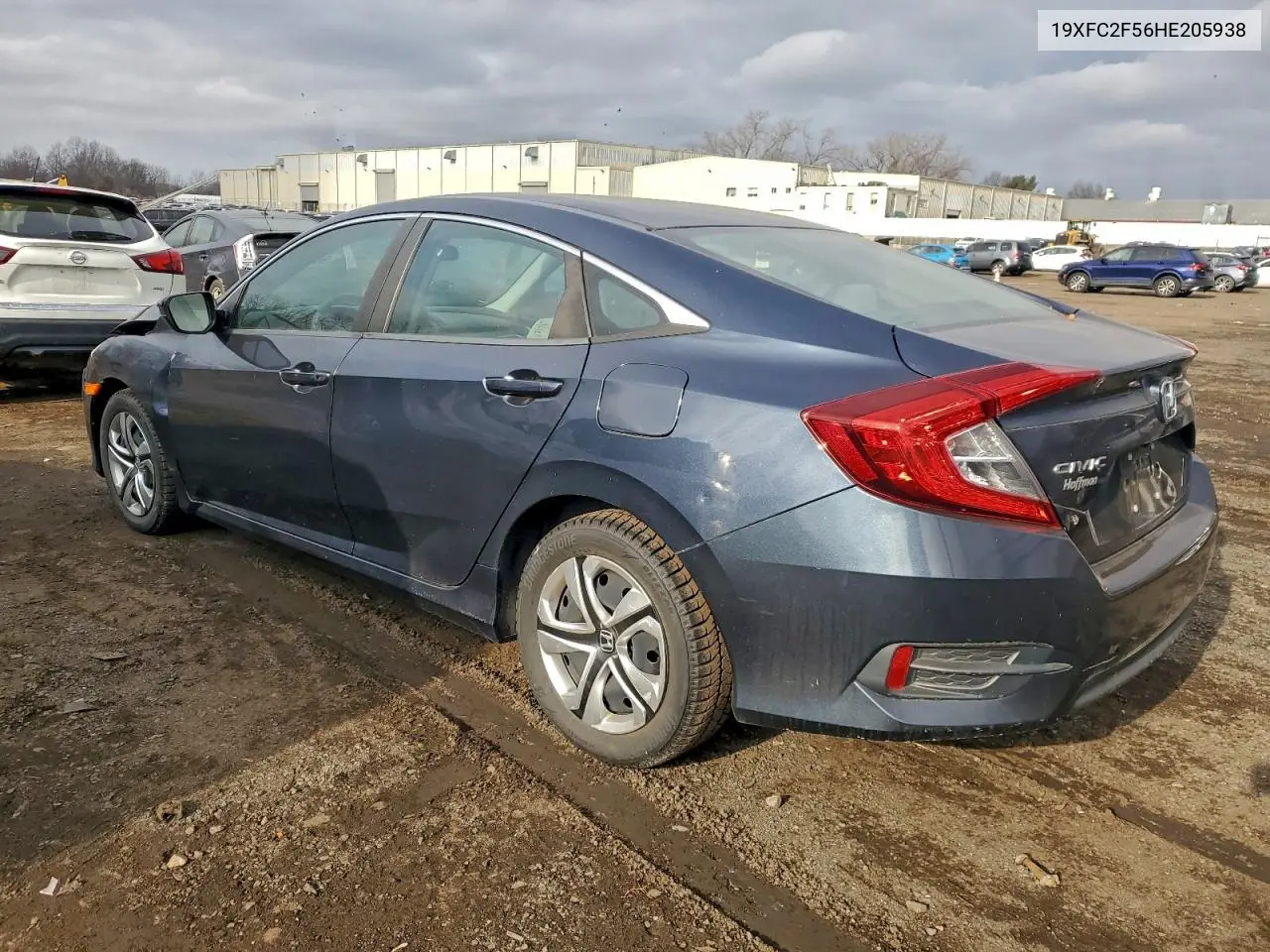19XFC2F56HE205938 2017 Honda Civic Lx