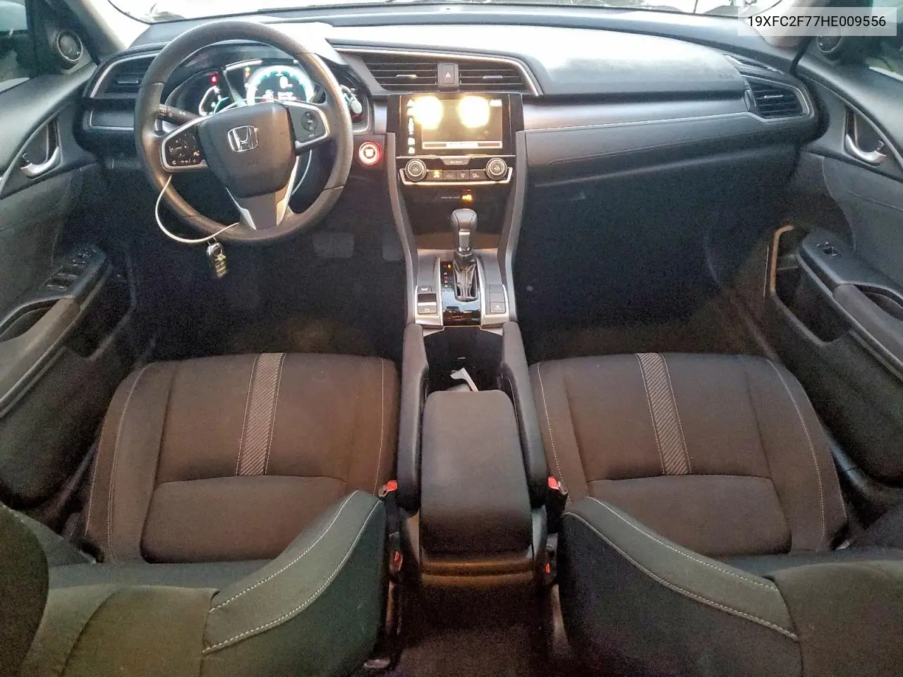 19XFC2F77HE009556 2017 Honda Civic Ex