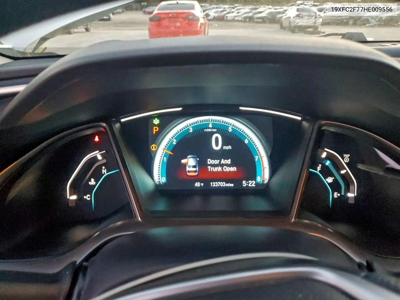 19XFC2F77HE009556 2017 Honda Civic Ex