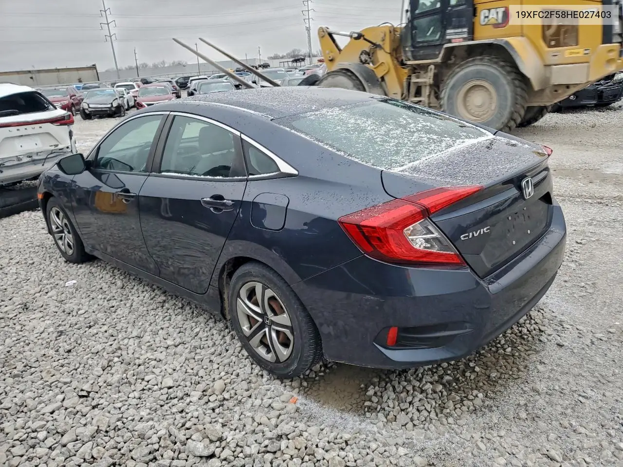 19XFC2F58HE027403 2017 Honda Civic Lx