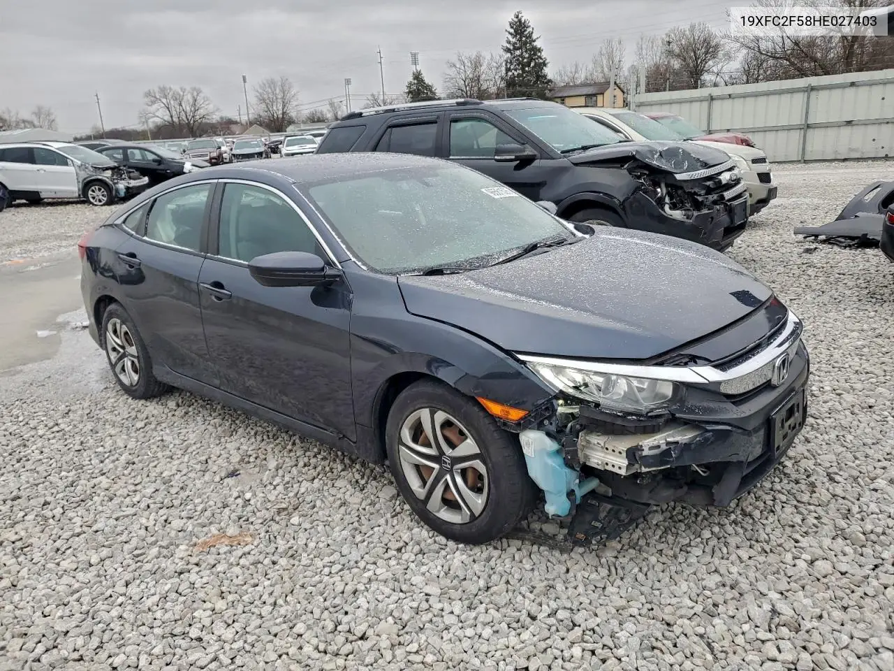 19XFC2F58HE027403 2017 Honda Civic Lx