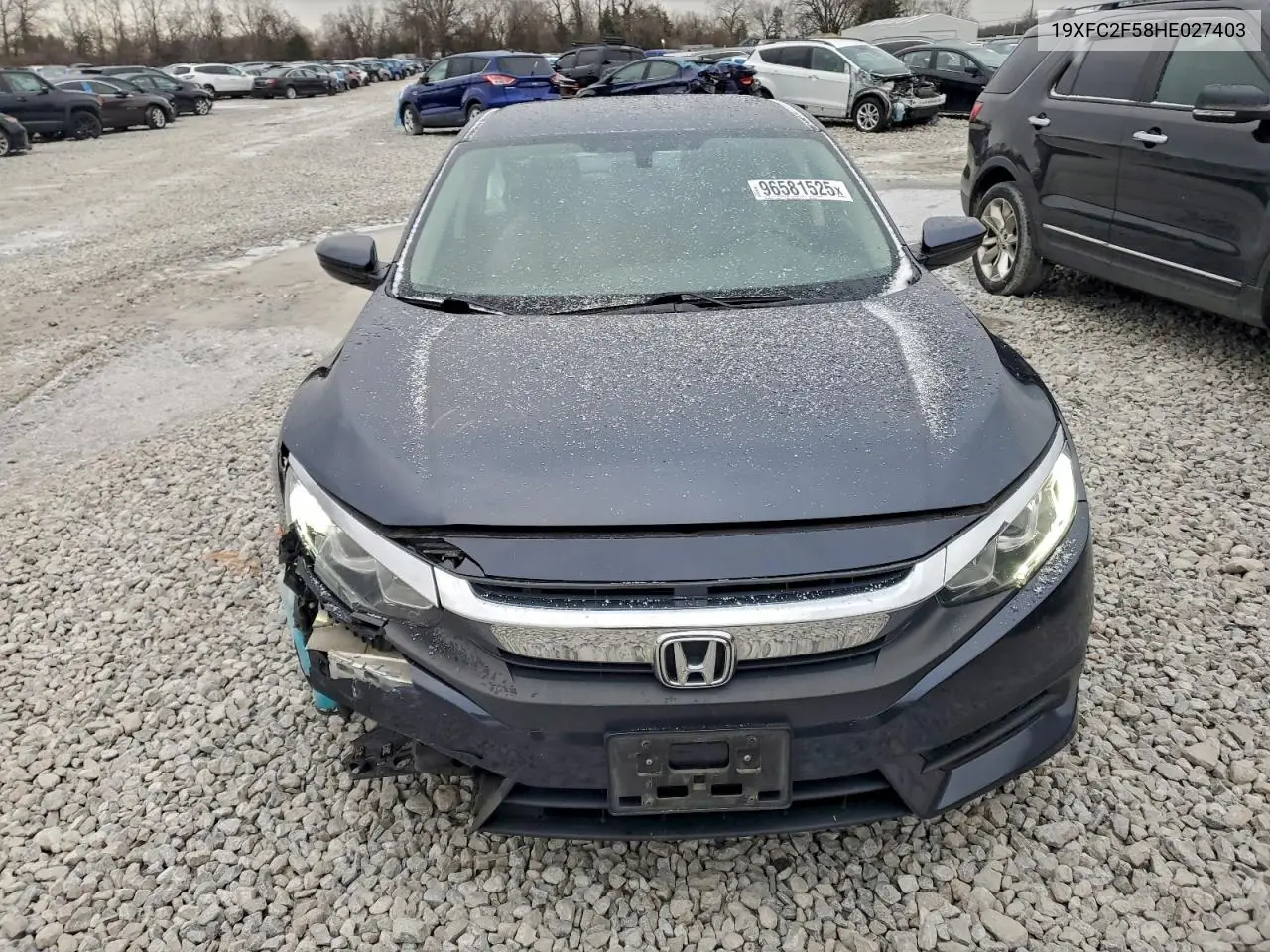 19XFC2F58HE027403 2017 Honda Civic Lx