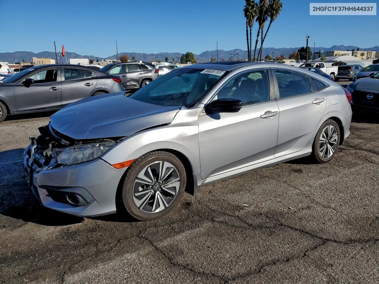 2HGFC1F37HH644337 2017 Honda Civic Ex