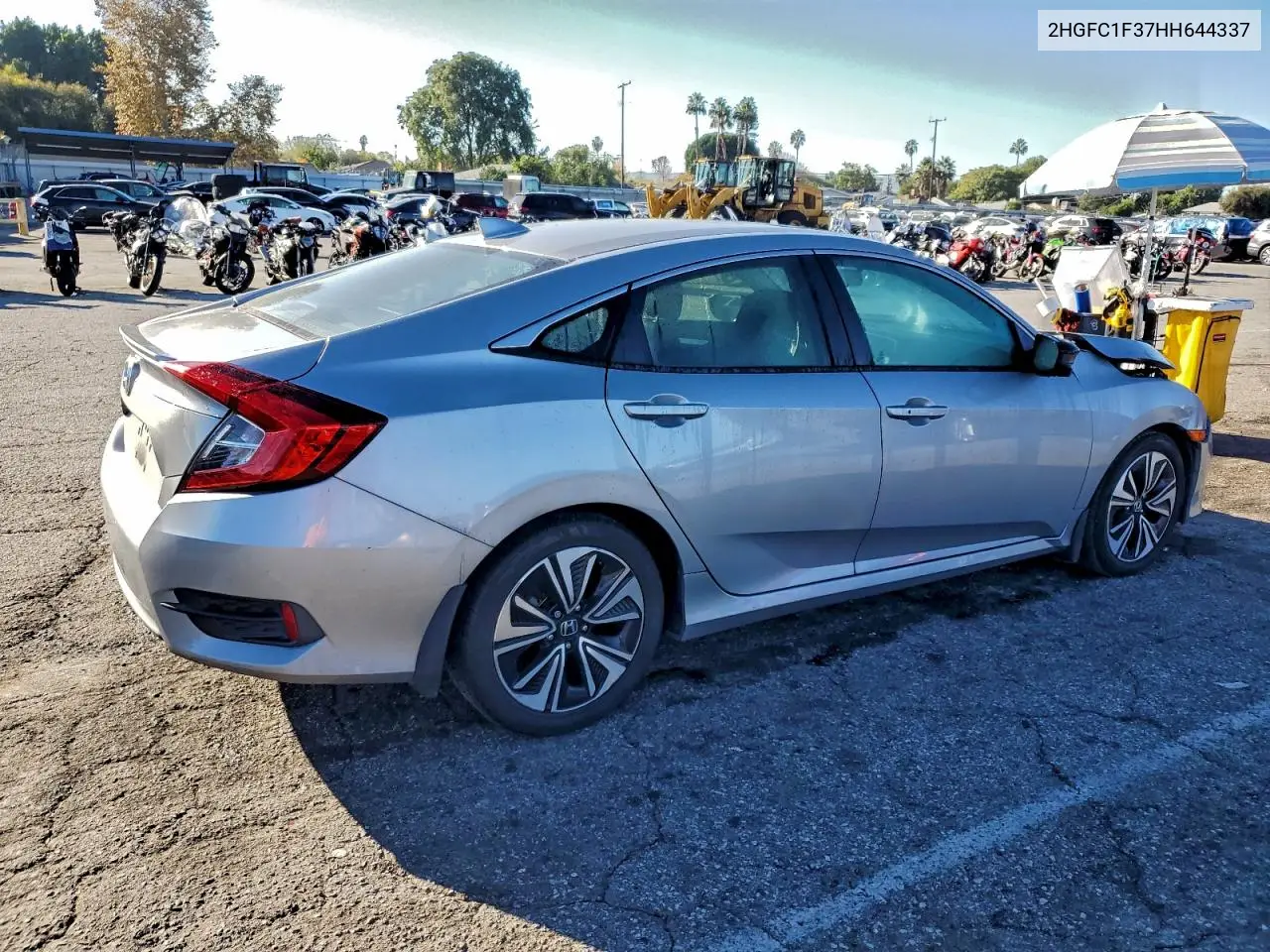 2HGFC1F37HH644337 2017 Honda Civic Ex