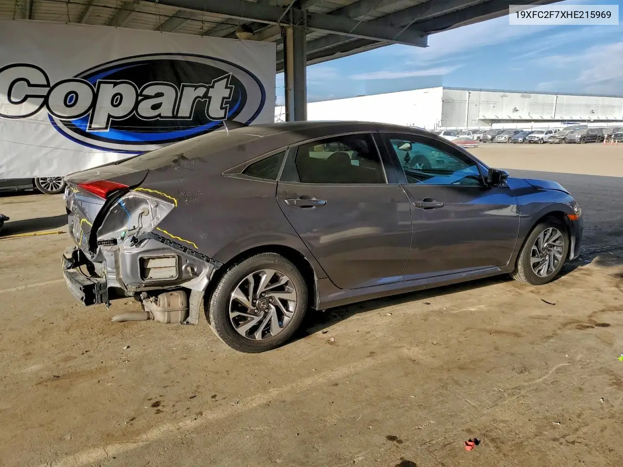 19XFC2F7XHE215969 2017 Honda Civic Ex