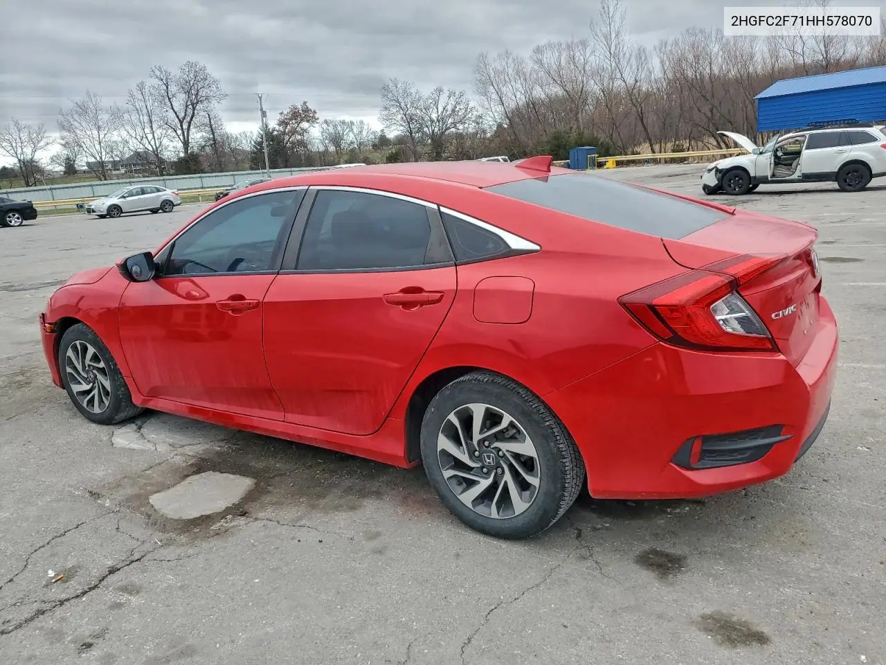 2HGFC2F71HH578070 2017 Honda Civic Ex