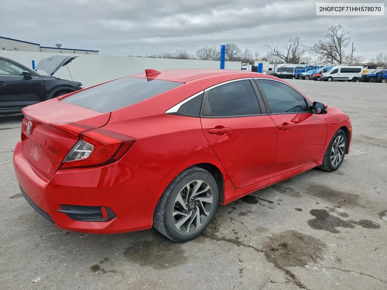 2HGFC2F71HH578070 2017 Honda Civic Ex